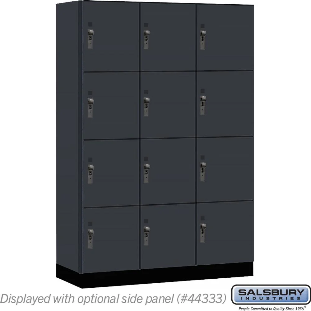 18" Wide Premier Wood Locker - Four Tier-3 Wide - 6 Feet High - 18" Deep by Salsbury - Image 13