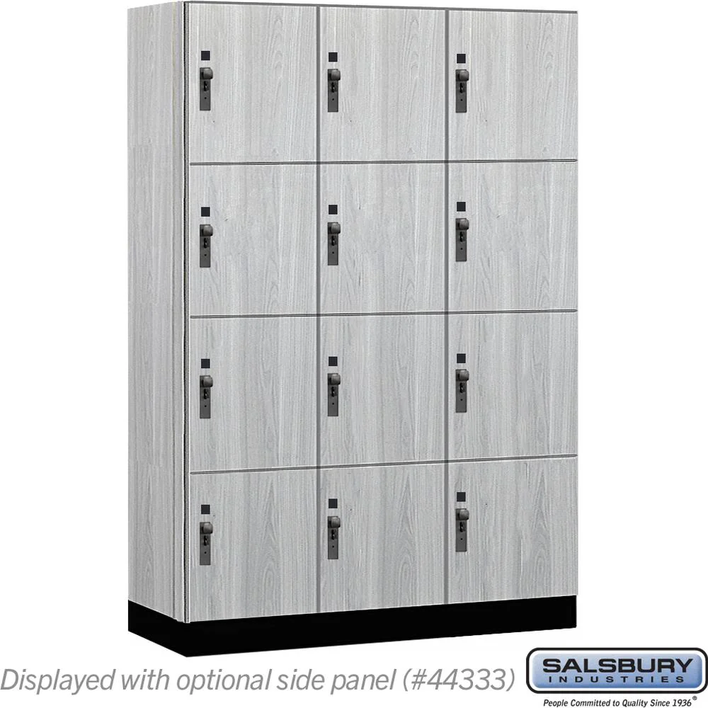 18" Wide Premier Wood Locker - Four Tier-3 Wide - 6 Feet High - 18" Deep by Salsbury - Image 25