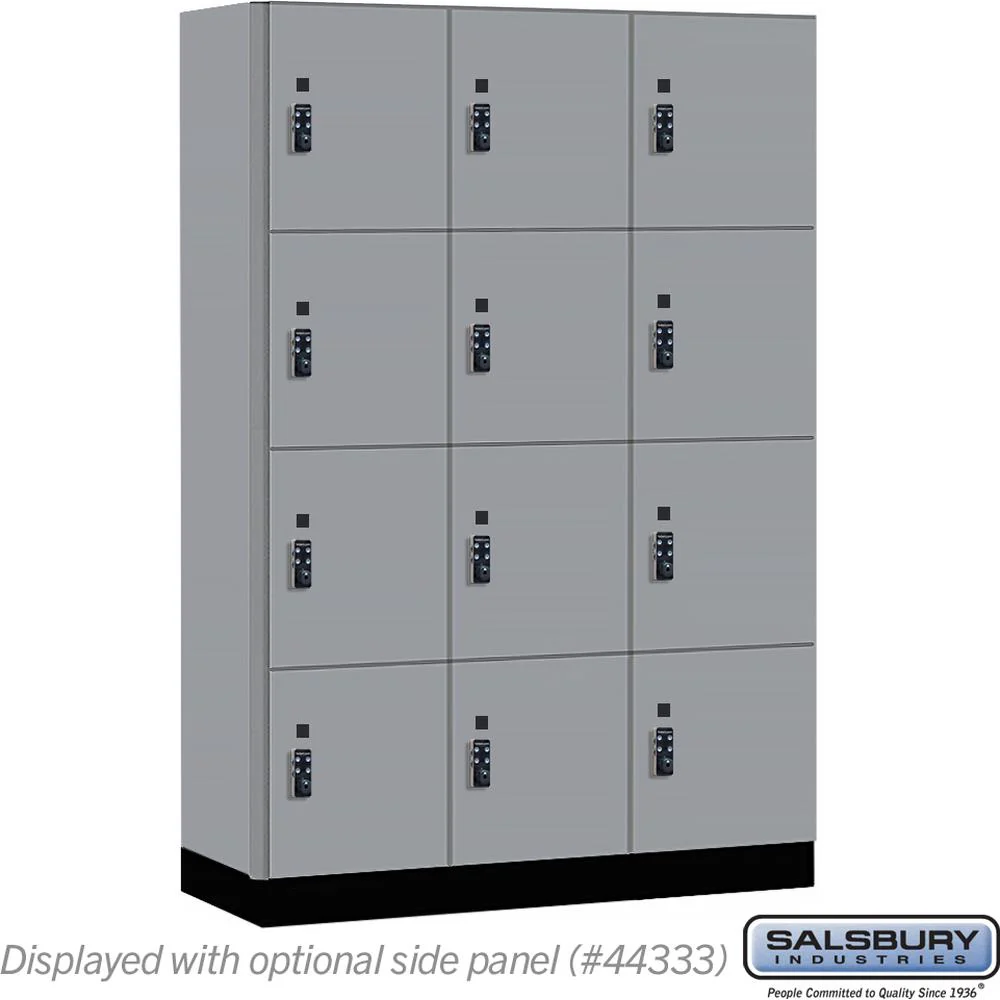 18" Wide Premier Wood Locker - Four Tier-3 Wide - 6 Feet High - 18" Deep by Salsbury - Image 39
