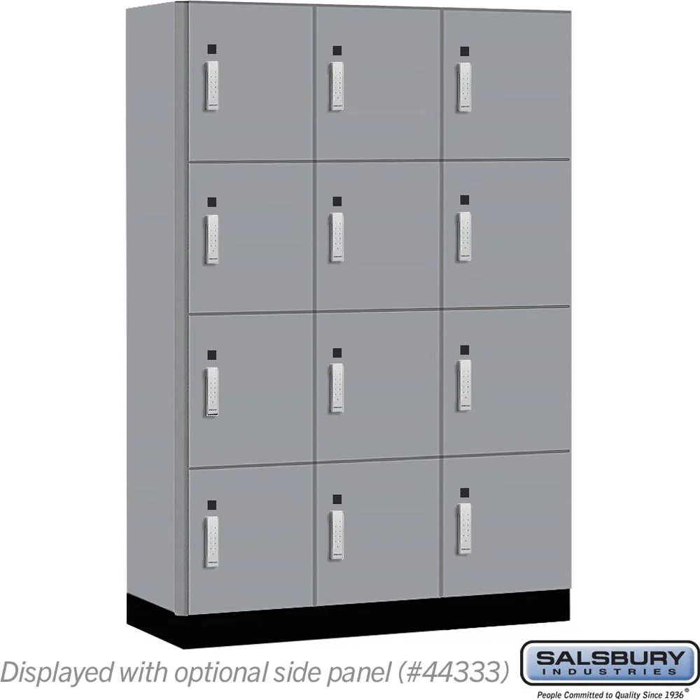 18" Wide Premier Wood Locker - Four Tier-3 Wide - 6 Feet High - 18" Deep by Salsbury - Image 41