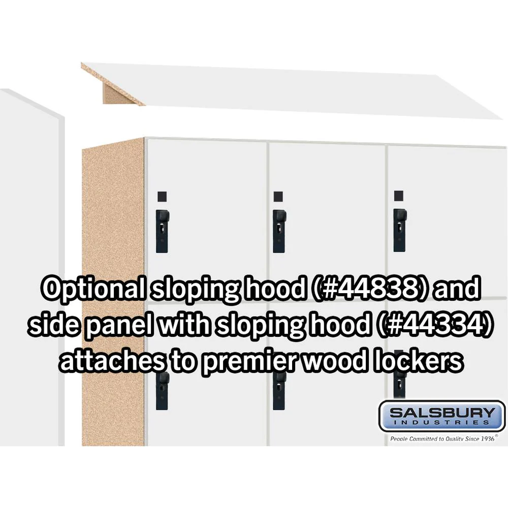 18" Wide Premier Wood Locker - Four Tier-3 Wide - 6 Feet High - 18" Deep by Salsbury - Image 6