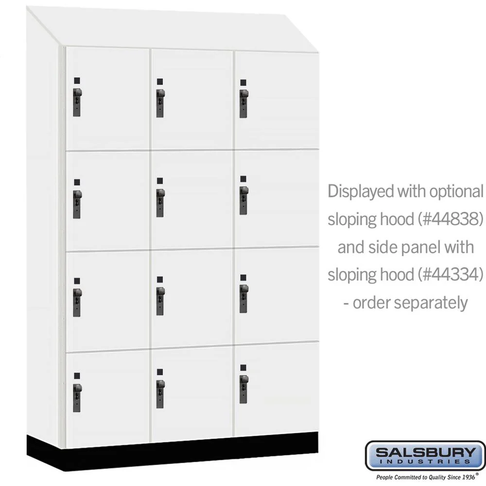 18" Wide Premier Wood Locker - Four Tier-3 Wide - 6 Feet High - 18" Deep by Salsbury - Image 7