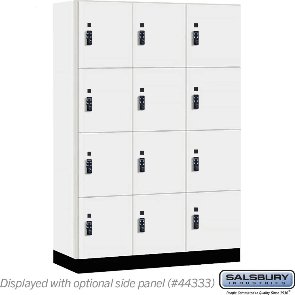 18" Wide Premier Wood Locker - Four Tier-3 Wide - 6 Feet High - 18" Deep by Salsbury - Image 9