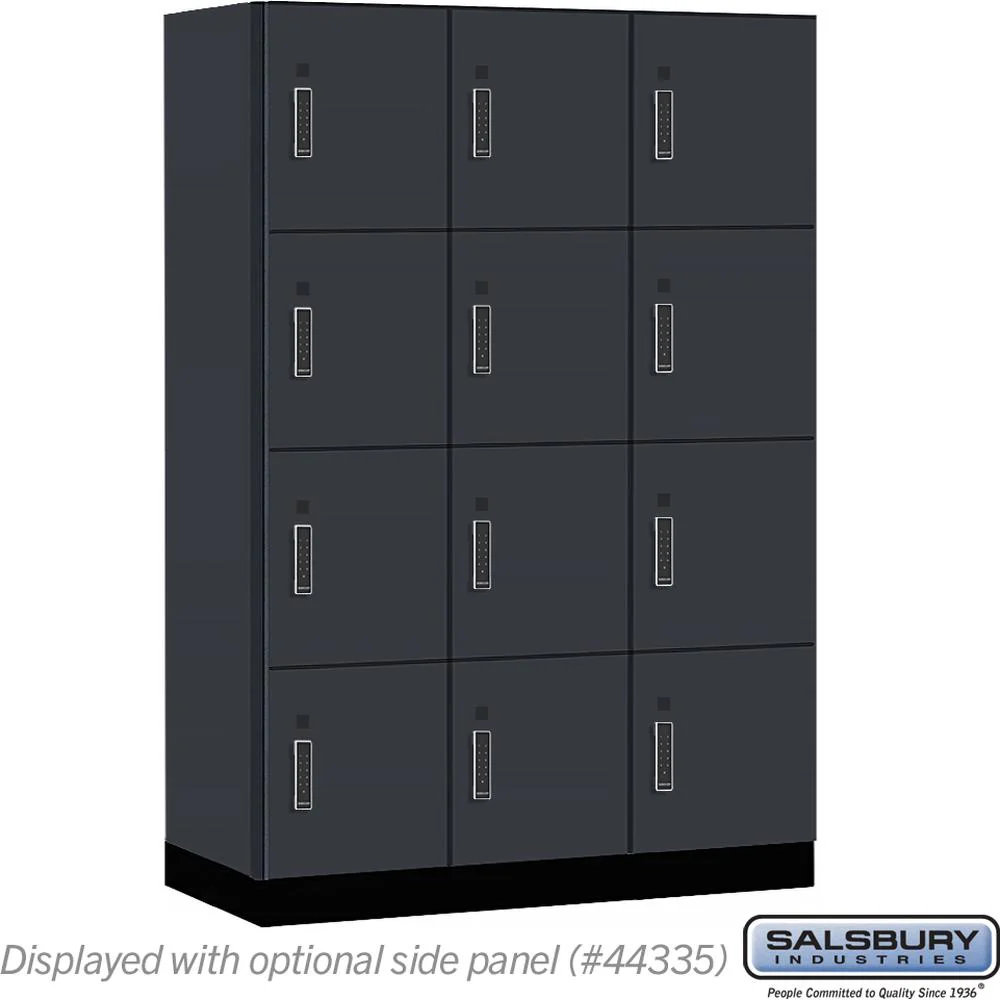 18" Wide Premier Wood Locker - Four Tier-3 Wide - 6 Feet High - 21" Deep by Salsbury - Image 14