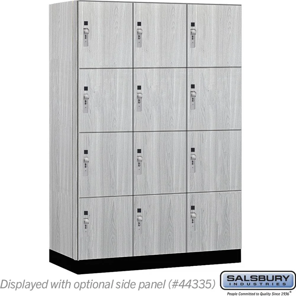 18" Wide Premier Wood Locker - Four Tier-3 Wide - 6 Feet High - 21" Deep by Salsbury - Image 28