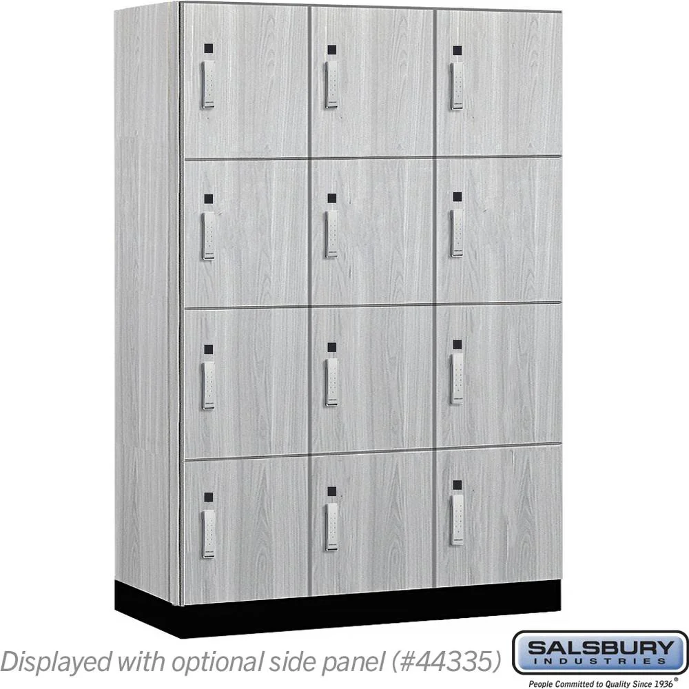 18" Wide Premier Wood Locker - Four Tier-3 Wide - 6 Feet High - 21" Deep by Salsbury - Image 29