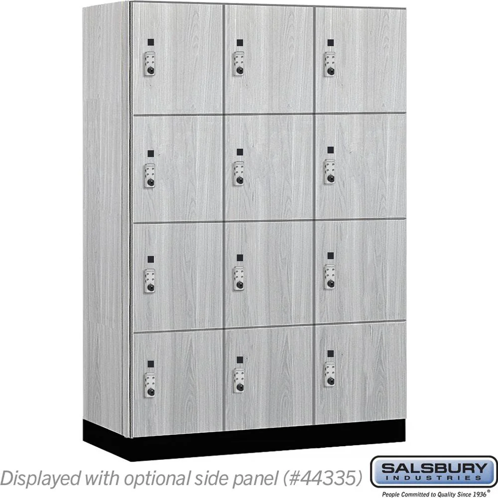 18" Wide Premier Wood Locker - Four Tier-3 Wide - 6 Feet High - 21" Deep by Salsbury - Image 30