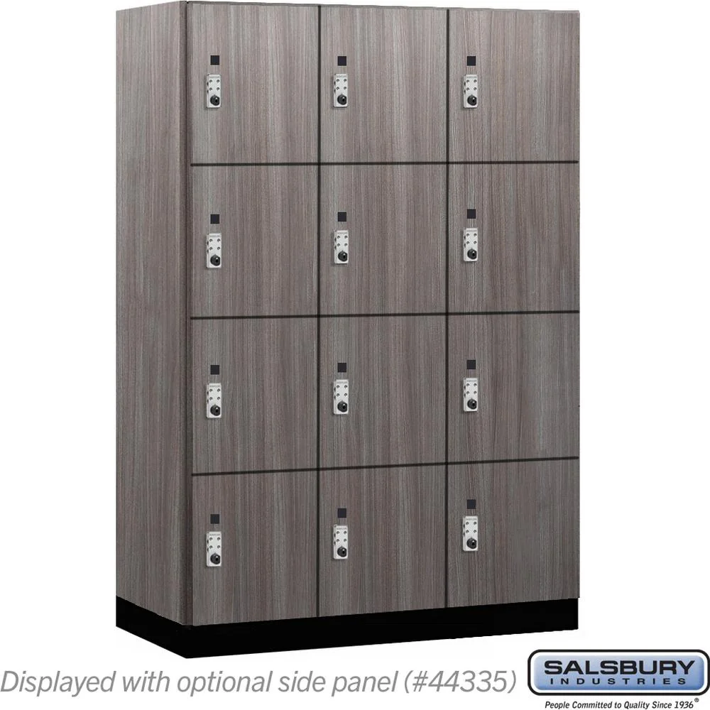 18" Wide Premier Wood Locker - Four Tier-3 Wide - 6 Feet High - 21" Deep by Salsbury - Image 36