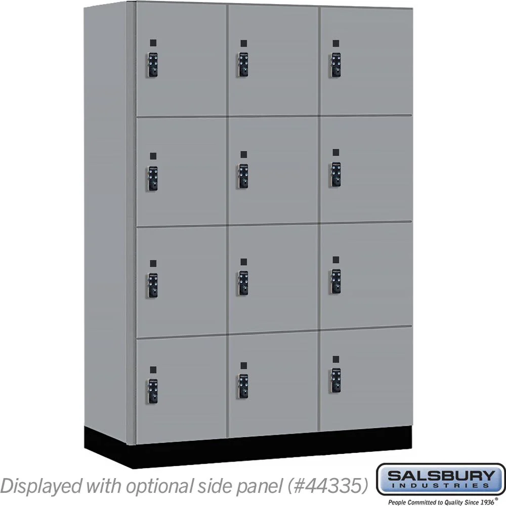18" Wide Premier Wood Locker - Four Tier-3 Wide - 6 Feet High - 21" Deep by Salsbury - Image 39