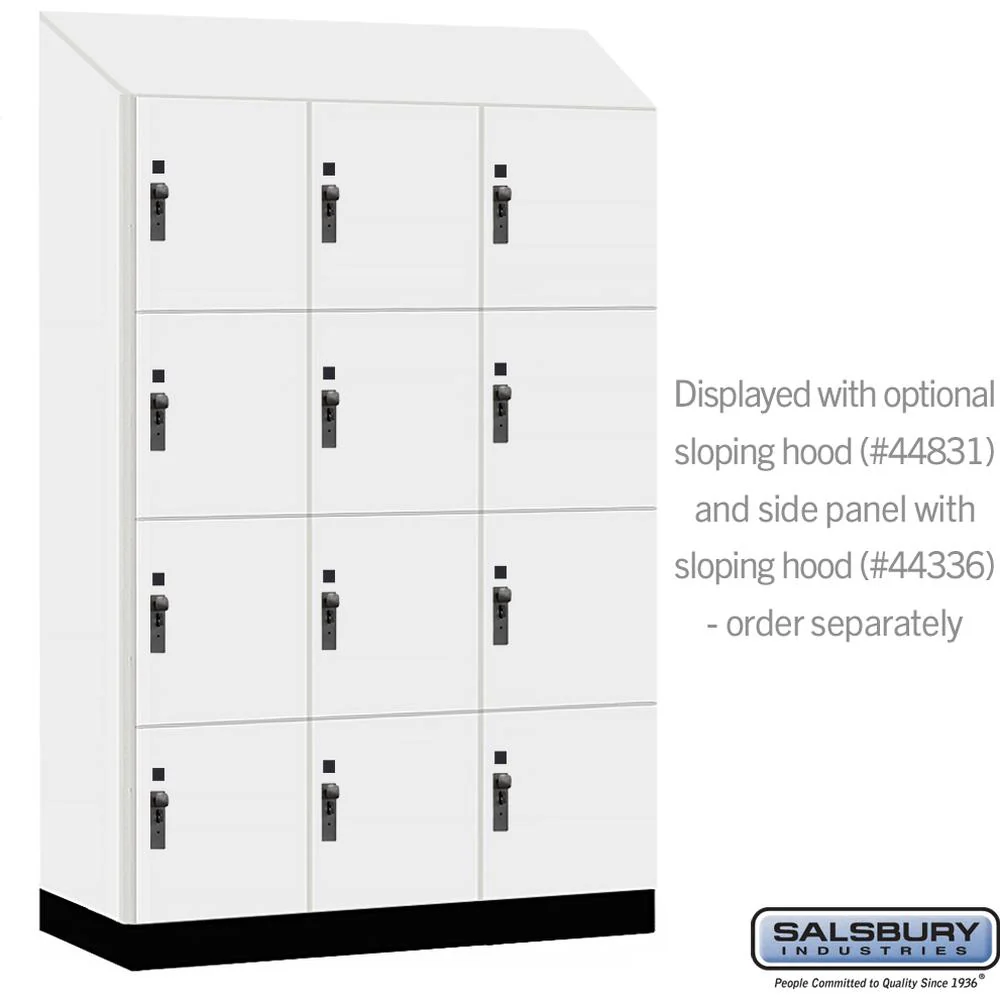 18" Wide Premier Wood Locker - Four Tier-3 Wide - 6 Feet High - 21" Deep by Salsbury - Image 7