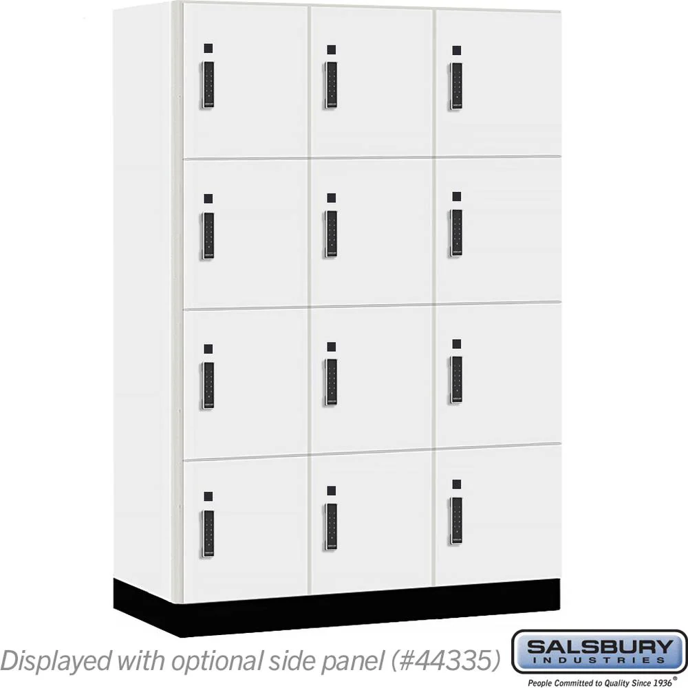 18" Wide Premier Wood Locker - Four Tier-3 Wide - 6 Feet High - 21" Deep by Salsbury - Image 8