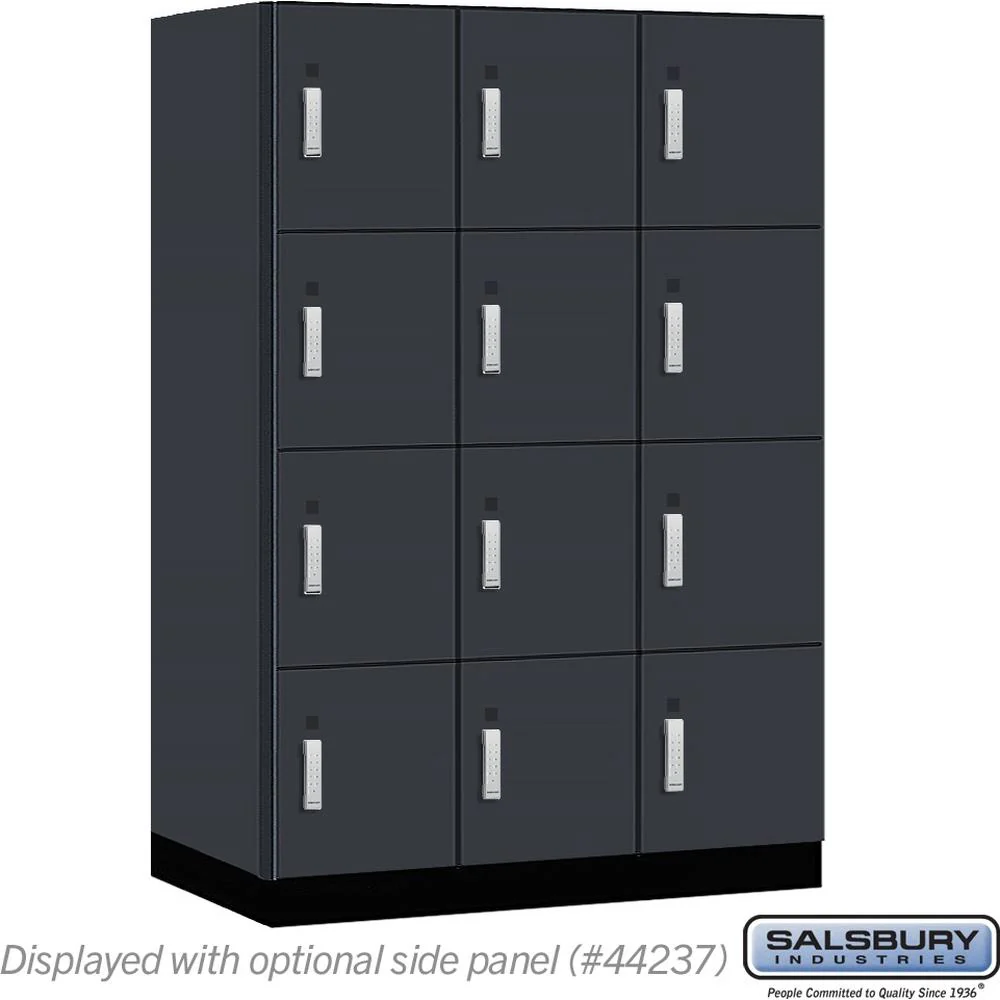 18" Wide Premier Wood Locker - Four Tier-3 Wide - 6 Feet High - 24" Deep by Salsbury - Image 17