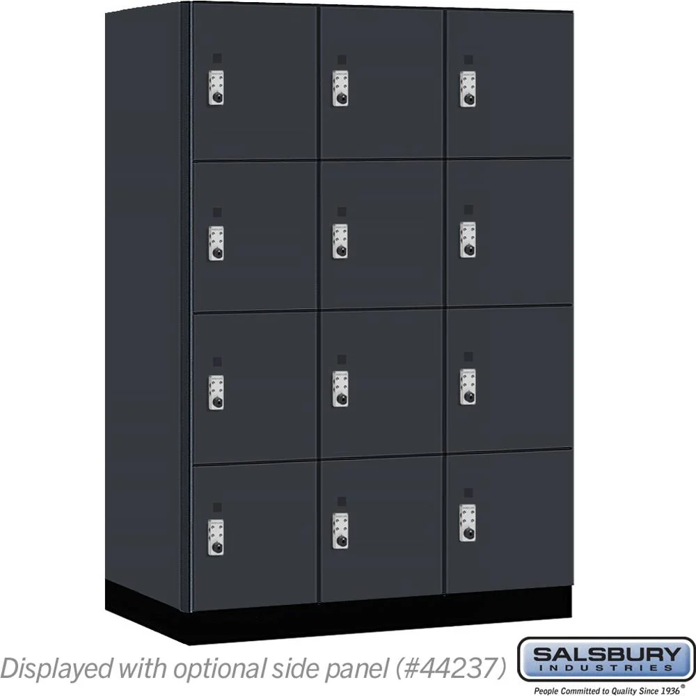 18" Wide Premier Wood Locker - Four Tier-3 Wide - 6 Feet High - 24" Deep by Salsbury - Image 18