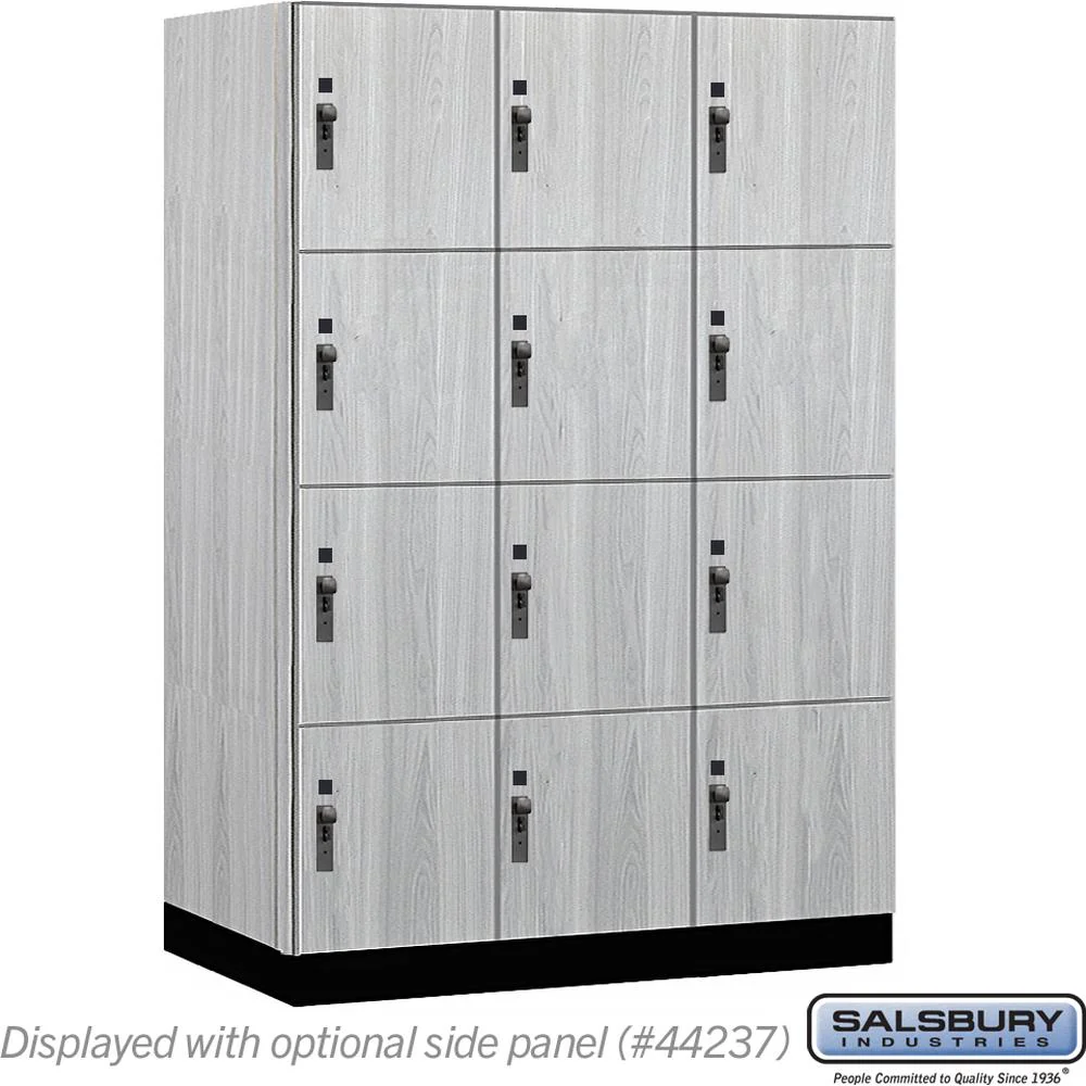 18" Wide Premier Wood Locker - Four Tier-3 Wide - 6 Feet High - 24" Deep by Salsbury - Image 25