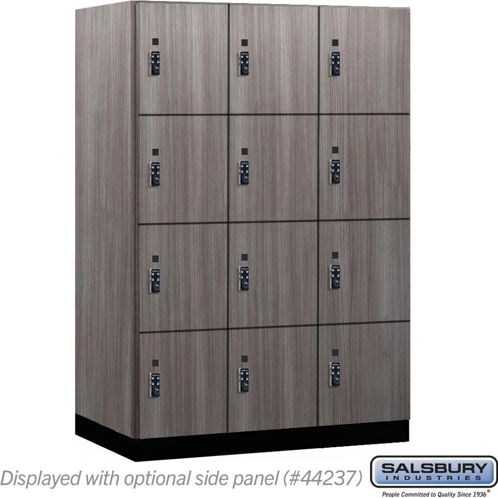 18" Wide Premier Wood Locker - Four Tier-3 Wide - 6 Feet High - 24" Deep by Salsbury - Image 33