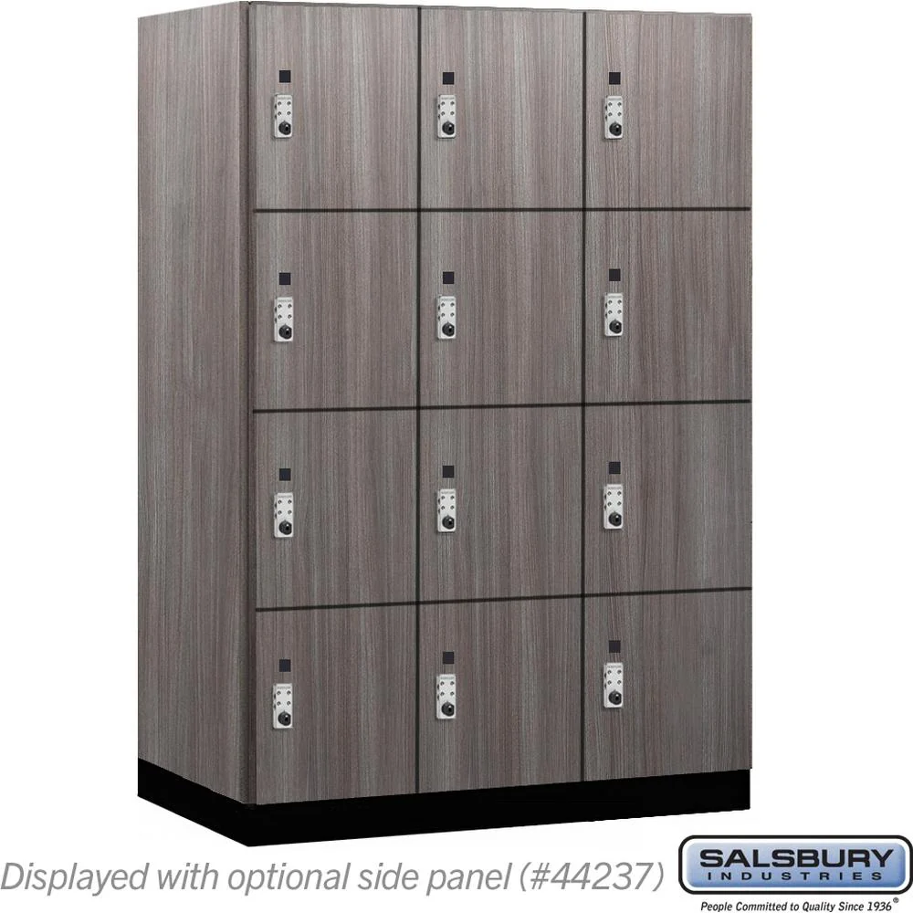 18" Wide Premier Wood Locker - Four Tier-3 Wide - 6 Feet High - 24" Deep by Salsbury - Image 36