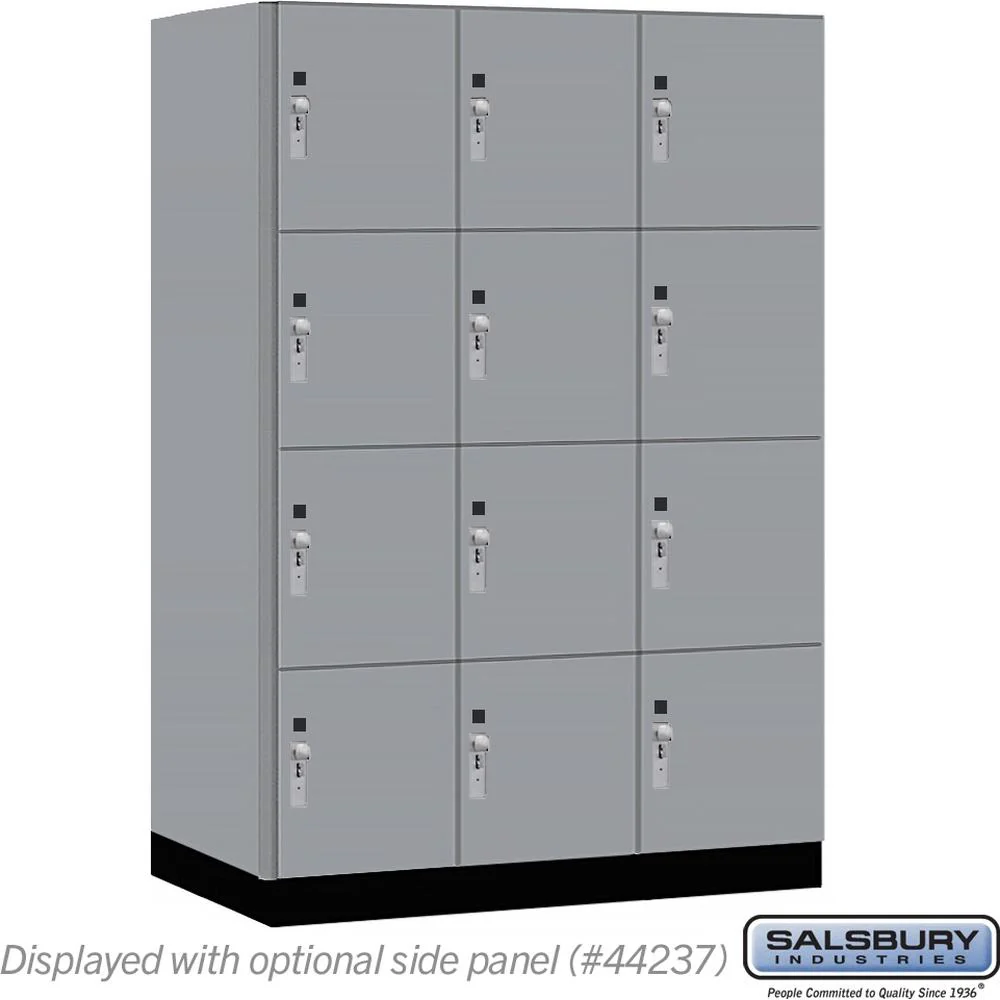 18" Wide Premier Wood Locker - Four Tier-3 Wide - 6 Feet High - 24" Deep by Salsbury - Image 40