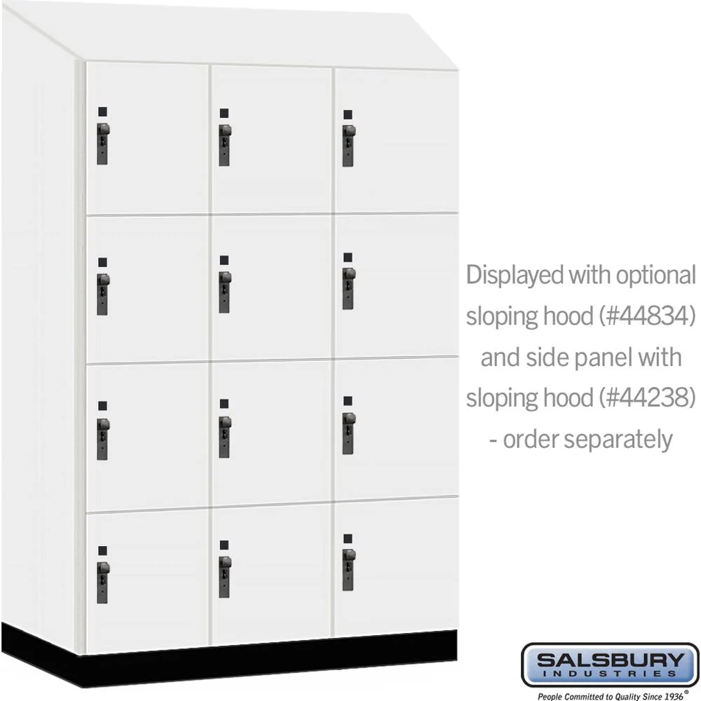18" Wide Premier Wood Locker - Four Tier-3 Wide - 6 Feet High - 24" Deep by Salsbury - Image 7