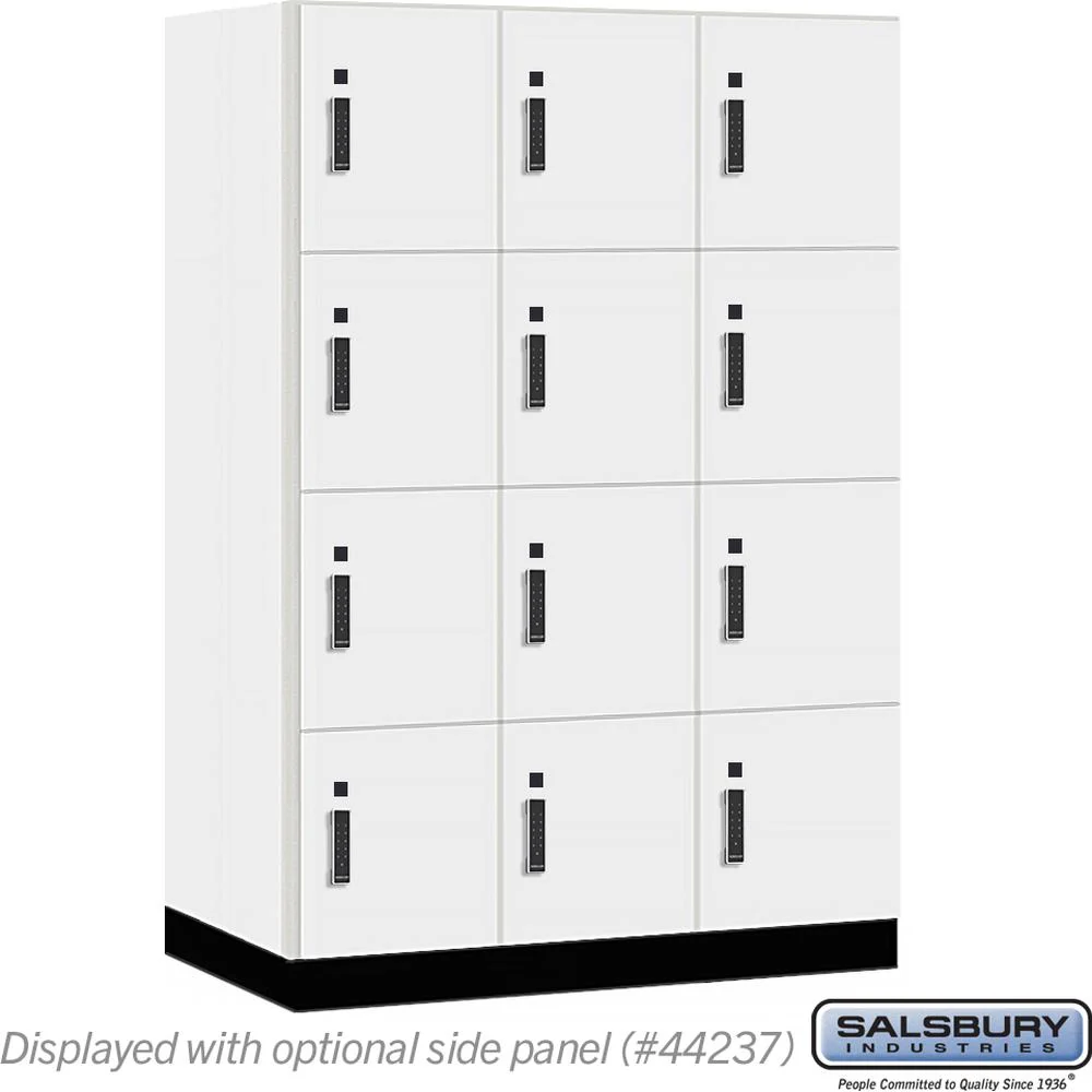 18" Wide Premier Wood Locker - Four Tier-3 Wide - 6 Feet High - 24" Deep by Salsbury - Image 8