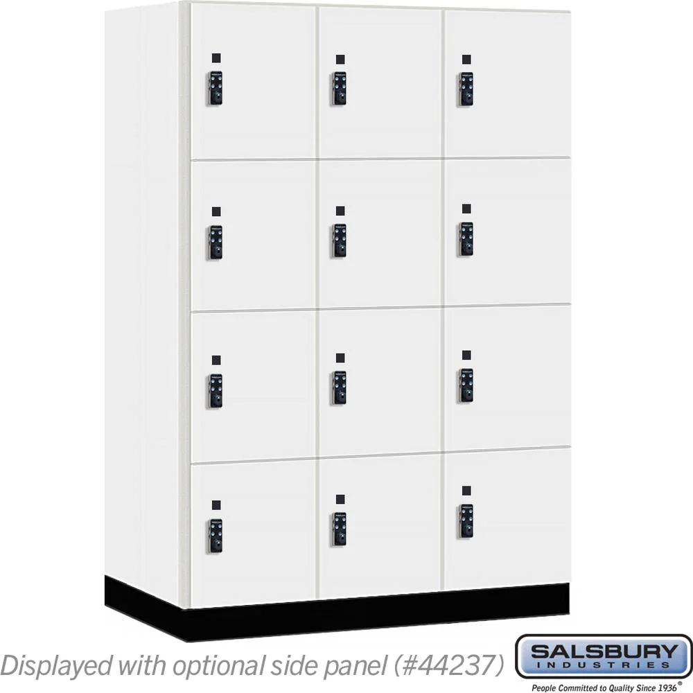 18" Wide Premier Wood Locker - Four Tier-3 Wide - 6 Feet High - 24" Deep by Salsbury - Image 9