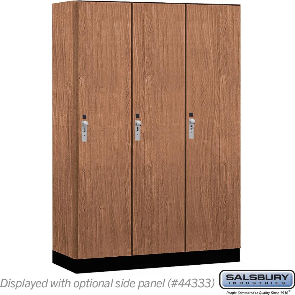 18" Wide Premier Wood Locker - Single Tier - 3 Wide - 6 Feet High - 18" Deep by Salsbury - Image 22