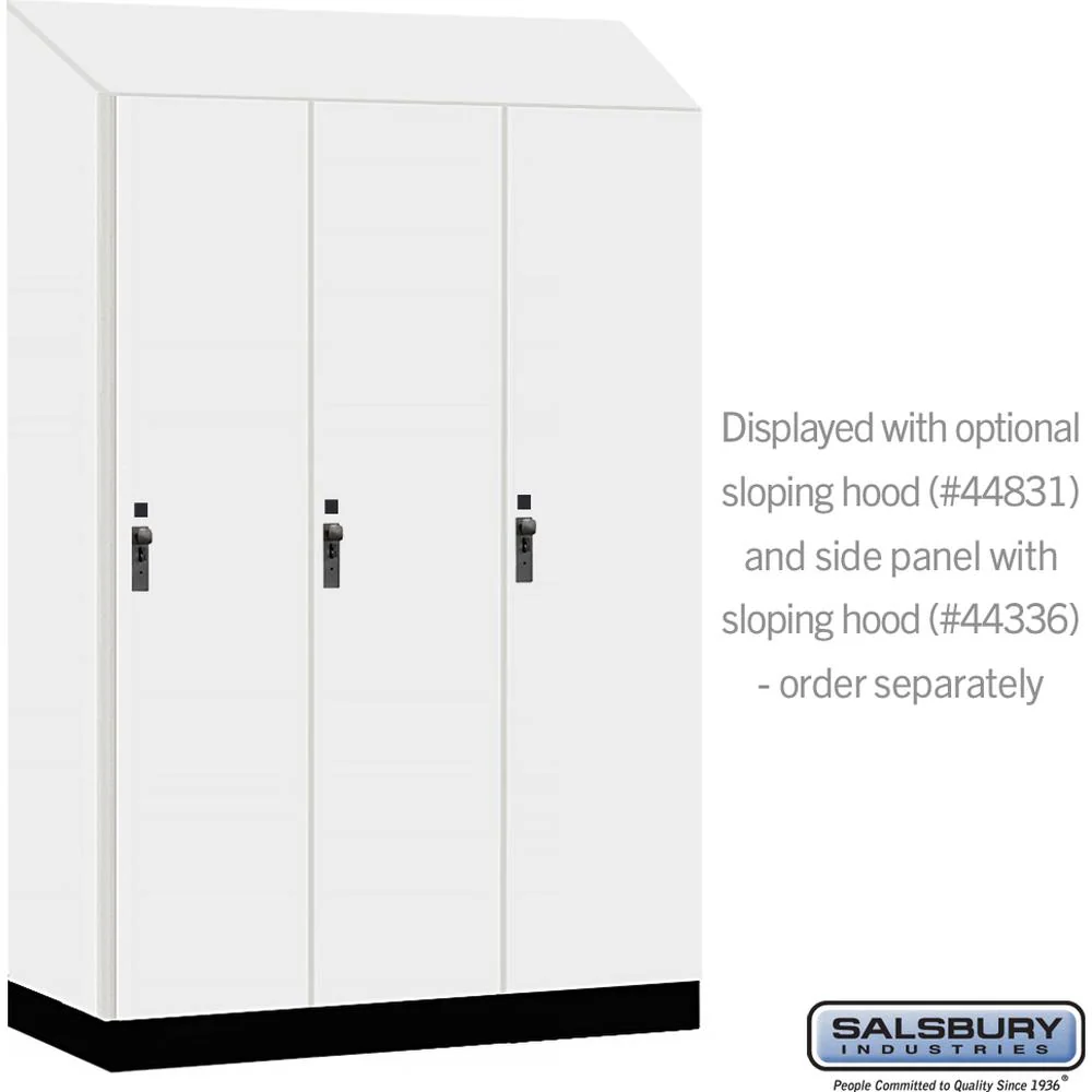 18" Wide Premier Wood Locker - Single Tier - 3 Wide - 6 Feet High - 21" Deep by Salsbury - Image 7
