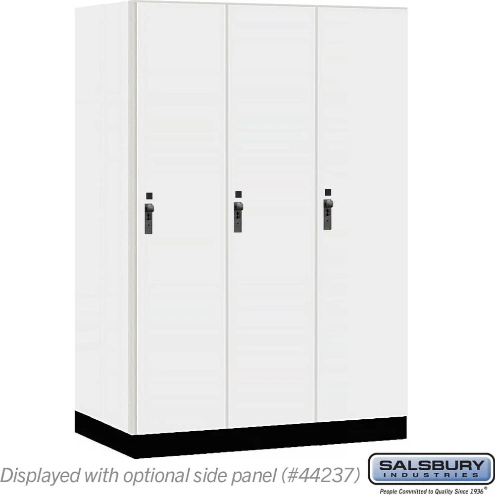 18" Wide Premier Wood Locker - Single Tier - 3 Wide - 6 Feet High - 24" Deep by Salsbury