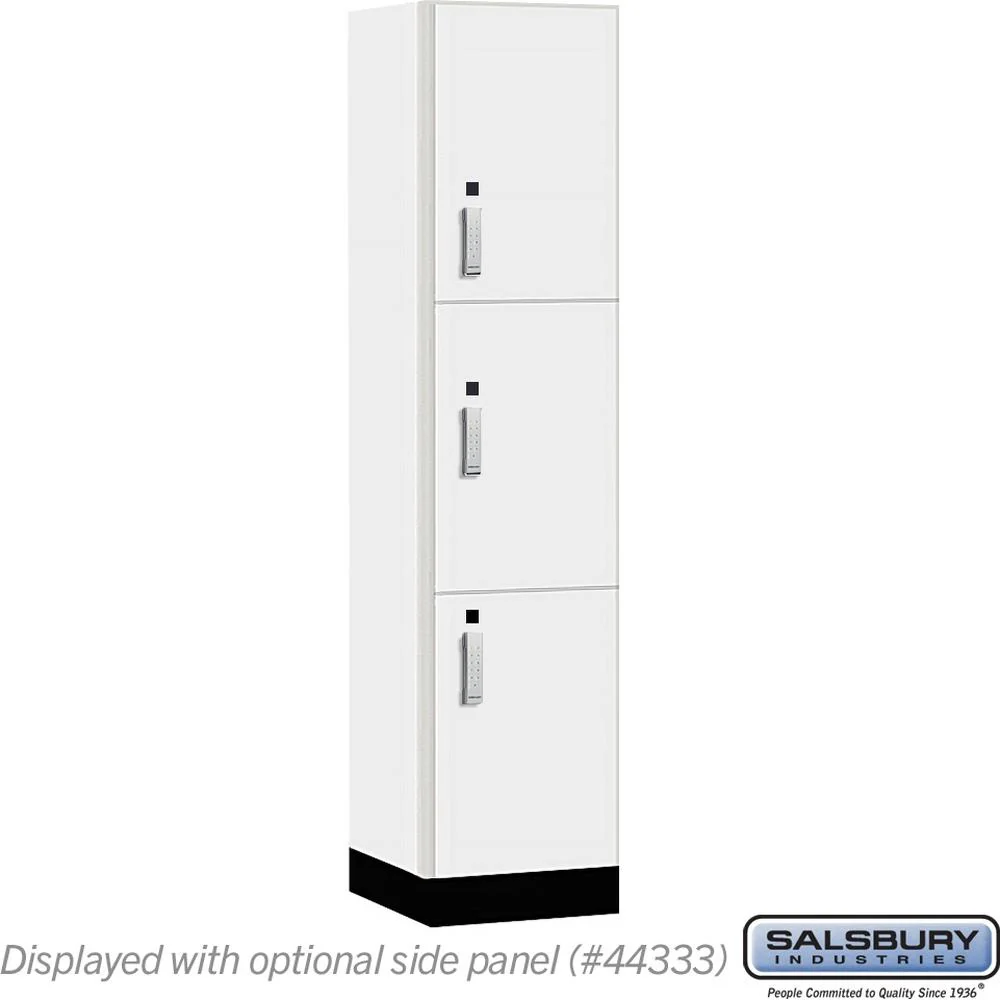 18" Wide Premier Wood Locker - Triple Tier-1 Wide - 6 Feet High - 18" Deep by Salsbury - Image 11