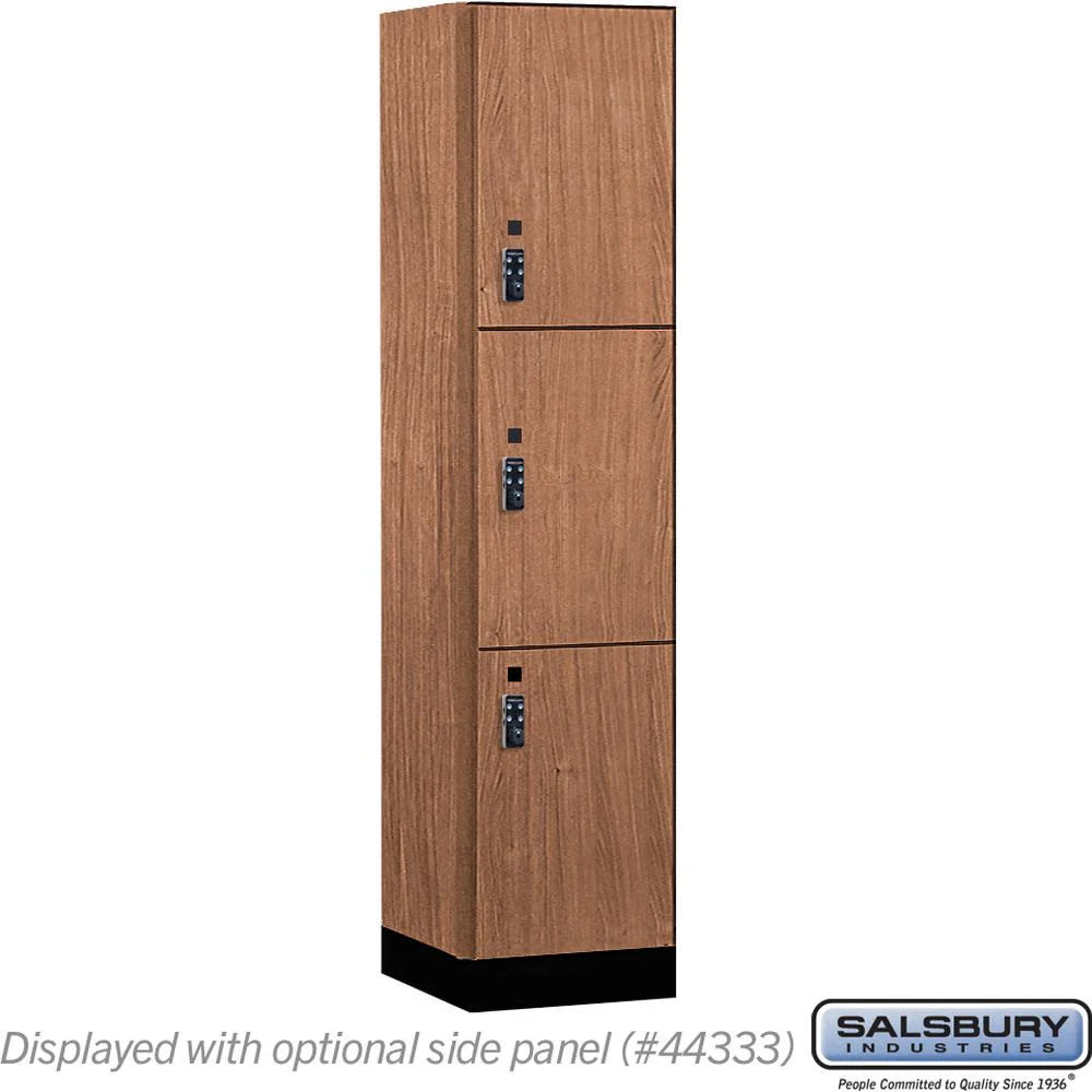 18" Wide Premier Wood Locker - Triple Tier-1 Wide - 6 Feet High - 18" Deep by Salsbury - Image 21