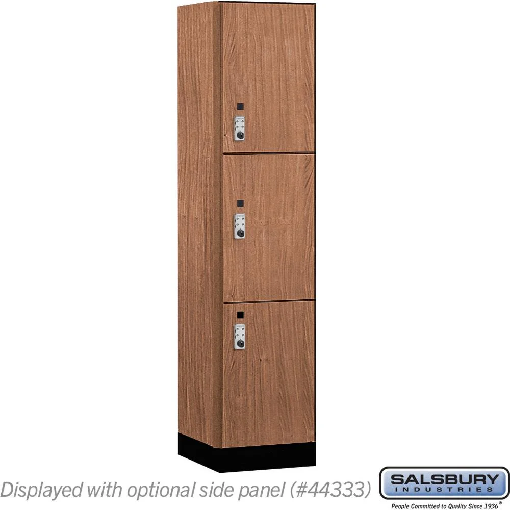 18" Wide Premier Wood Locker - Triple Tier-1 Wide - 6 Feet High - 18" Deep by Salsbury - Image 24