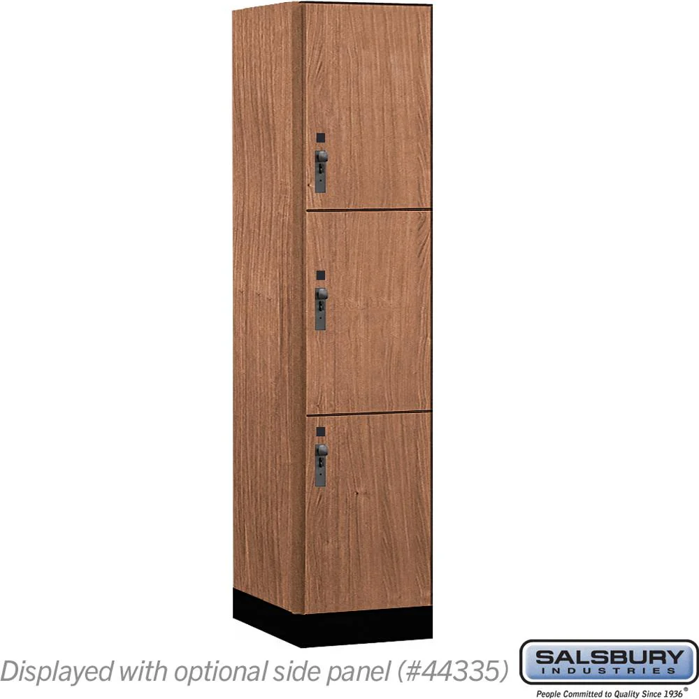 18" Wide Premier Wood Locker - Triple Tier-1 Wide - 6 Feet High - 21" Deep by Salsbury - Image 19