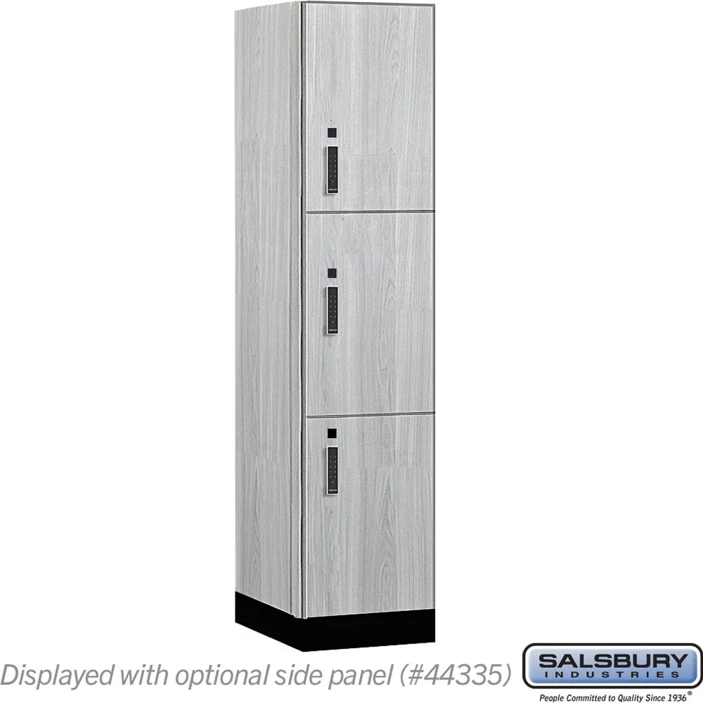 18" Wide Premier Wood Locker - Triple Tier-1 Wide - 6 Feet High - 21" Deep by Salsbury - Image 26