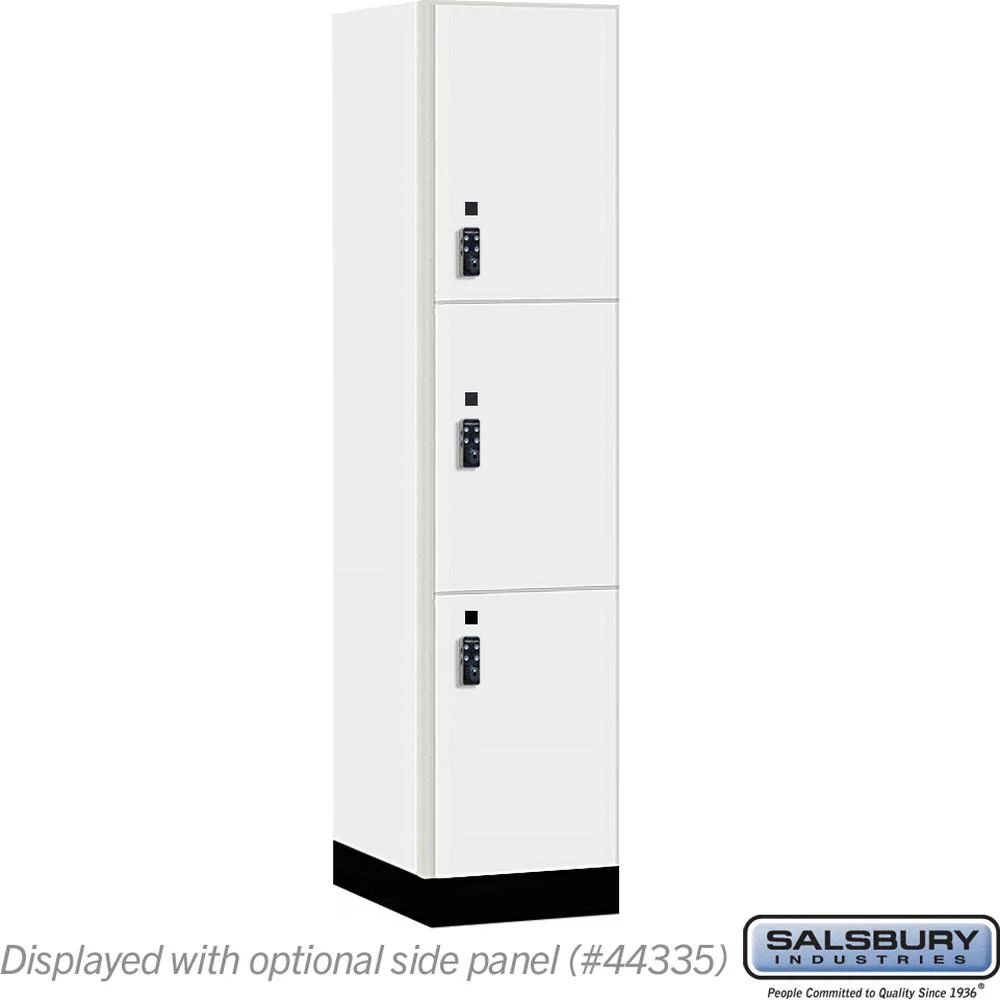 18" Wide Premier Wood Locker - Triple Tier-1 Wide - 6 Feet High - 21" Deep by Salsbury - Image 9