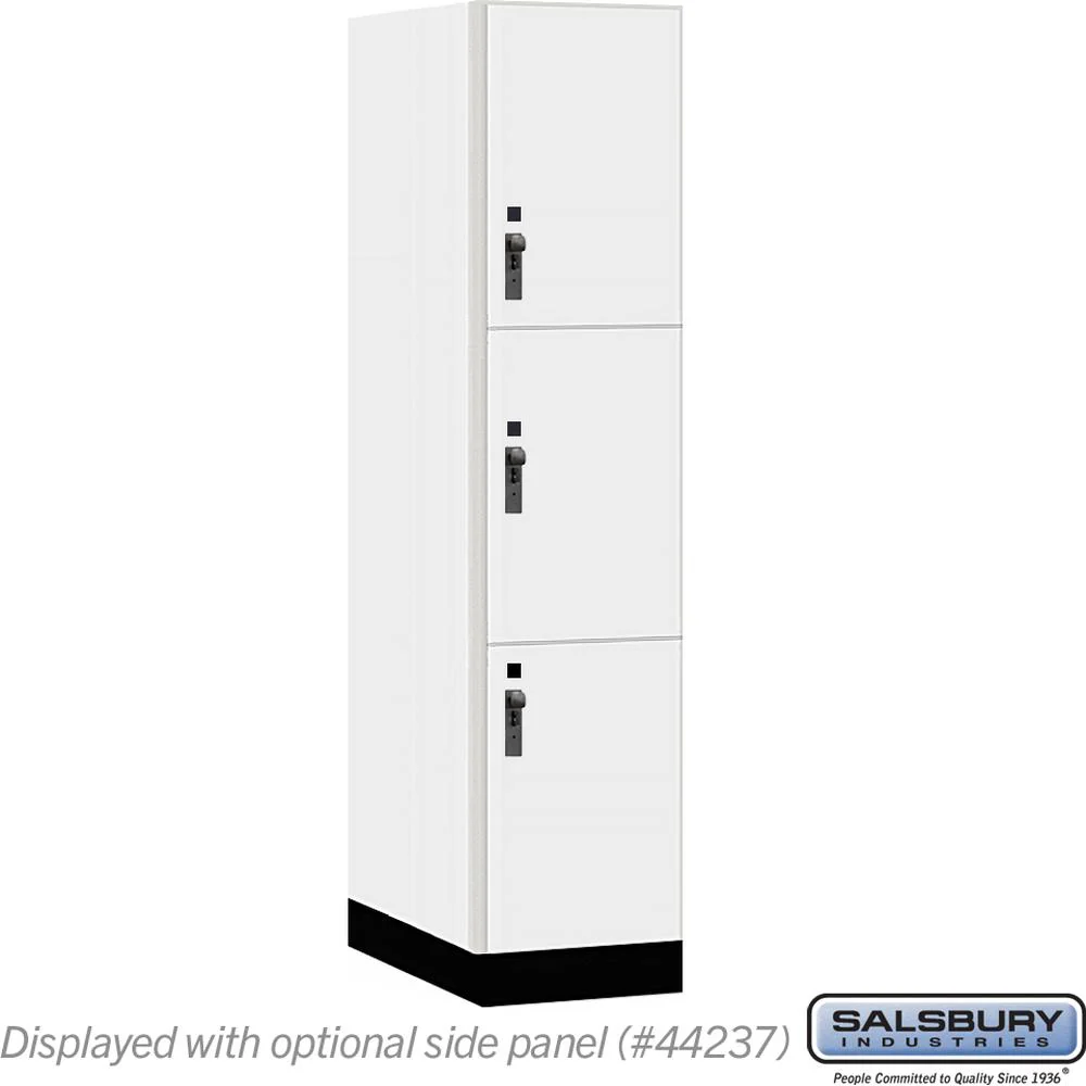 18" Wide Premier Wood Locker - Triple Tier-1 Wide - 6 Feet High - 24" Deep by Salsbury