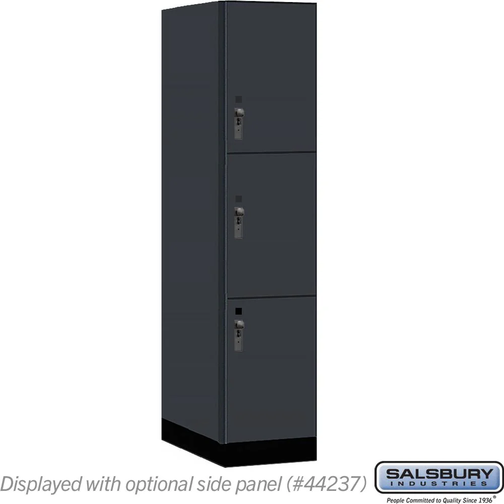 18" Wide Premier Wood Locker - Triple Tier-1 Wide - 6 Feet High - 24" Deep by Salsbury - Image 13