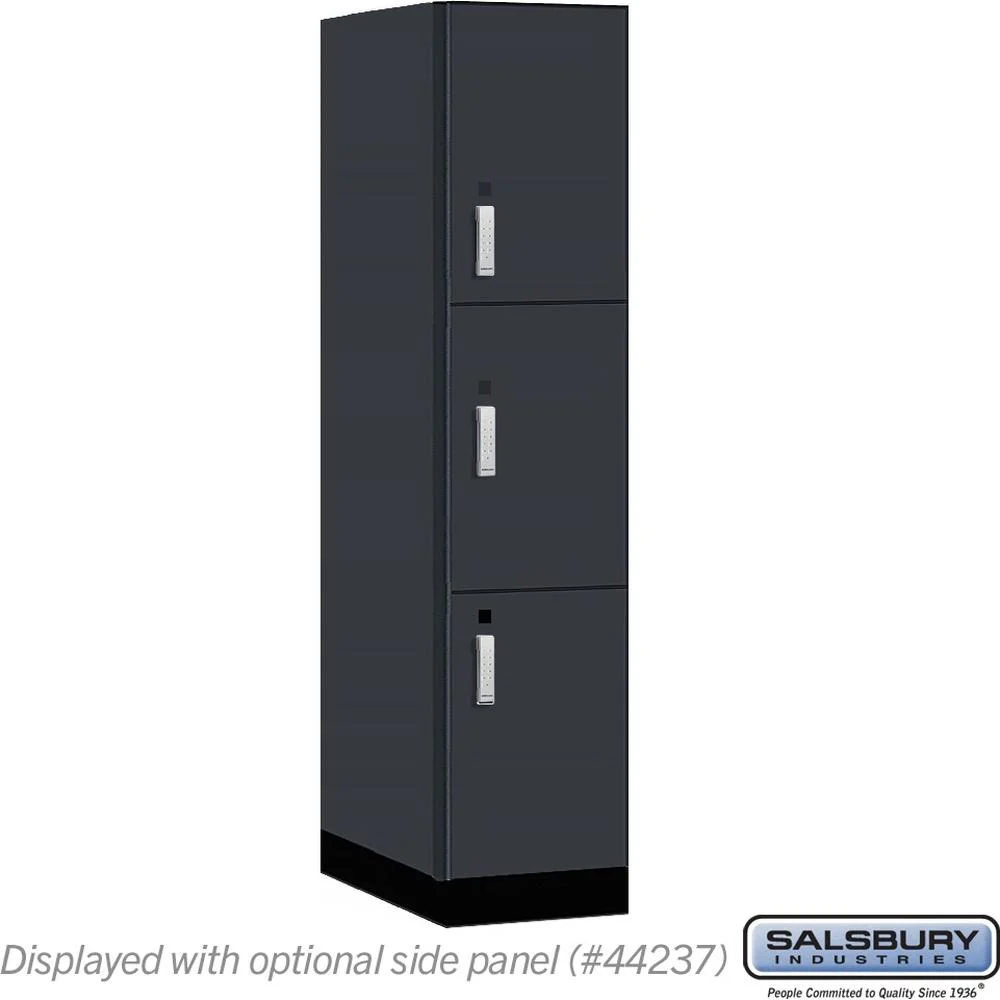 18" Wide Premier Wood Locker - Triple Tier-1 Wide - 6 Feet High - 24" Deep by Salsbury - Image 17
