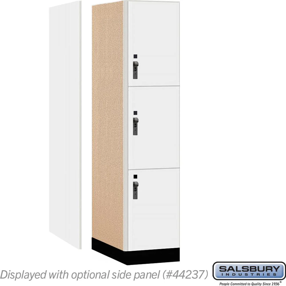 18" Wide Premier Wood Locker - Triple Tier-1 Wide - 6 Feet High - 24" Deep by Salsbury - Image 2