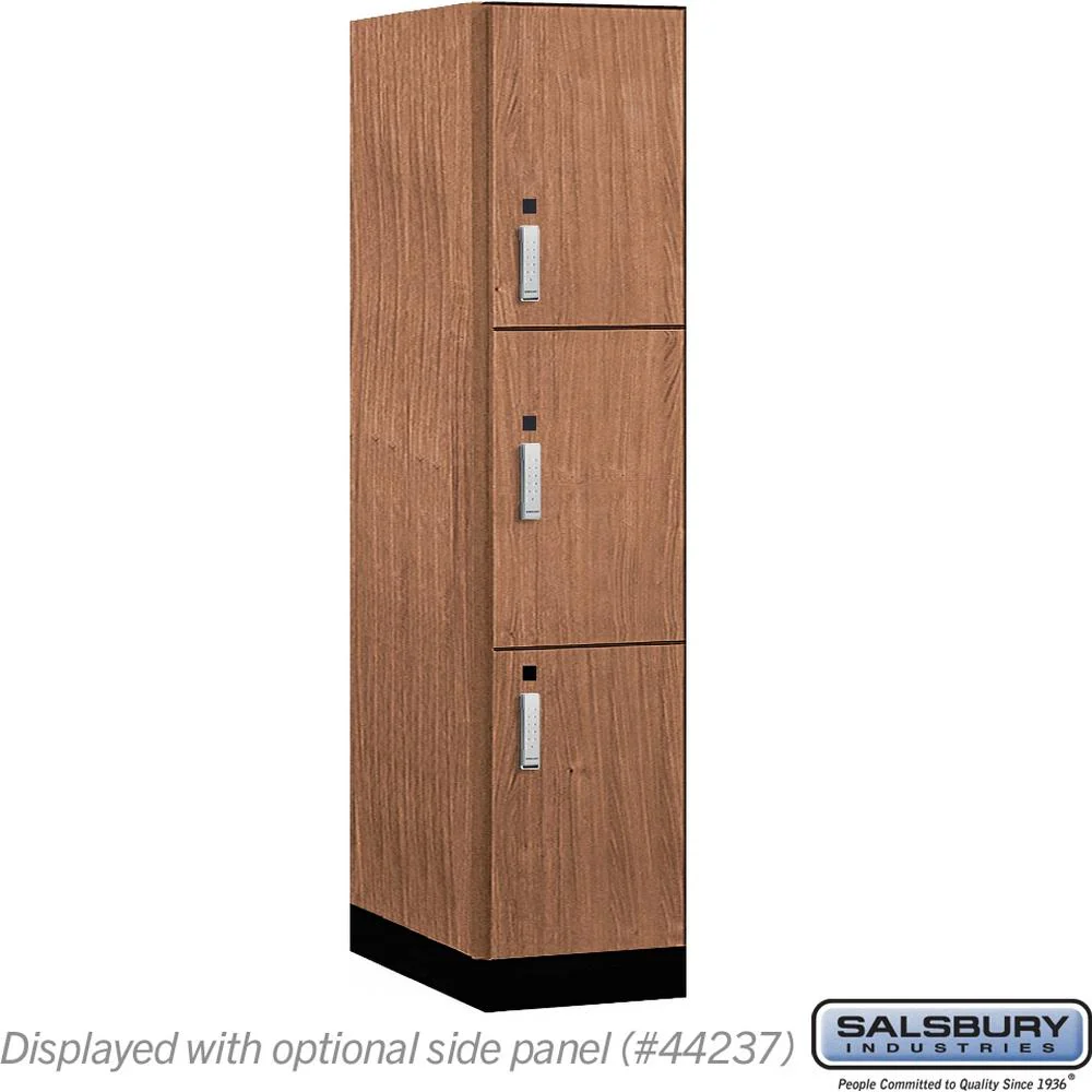 18" Wide Premier Wood Locker - Triple Tier-1 Wide - 6 Feet High - 24" Deep by Salsbury - Image 23