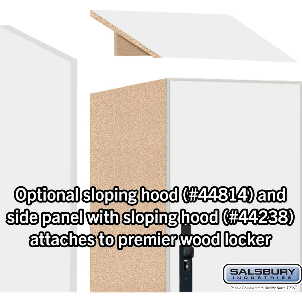 18" Wide Premier Wood Locker - Triple Tier-1 Wide - 6 Feet High - 24" Deep by Salsbury - Image 6