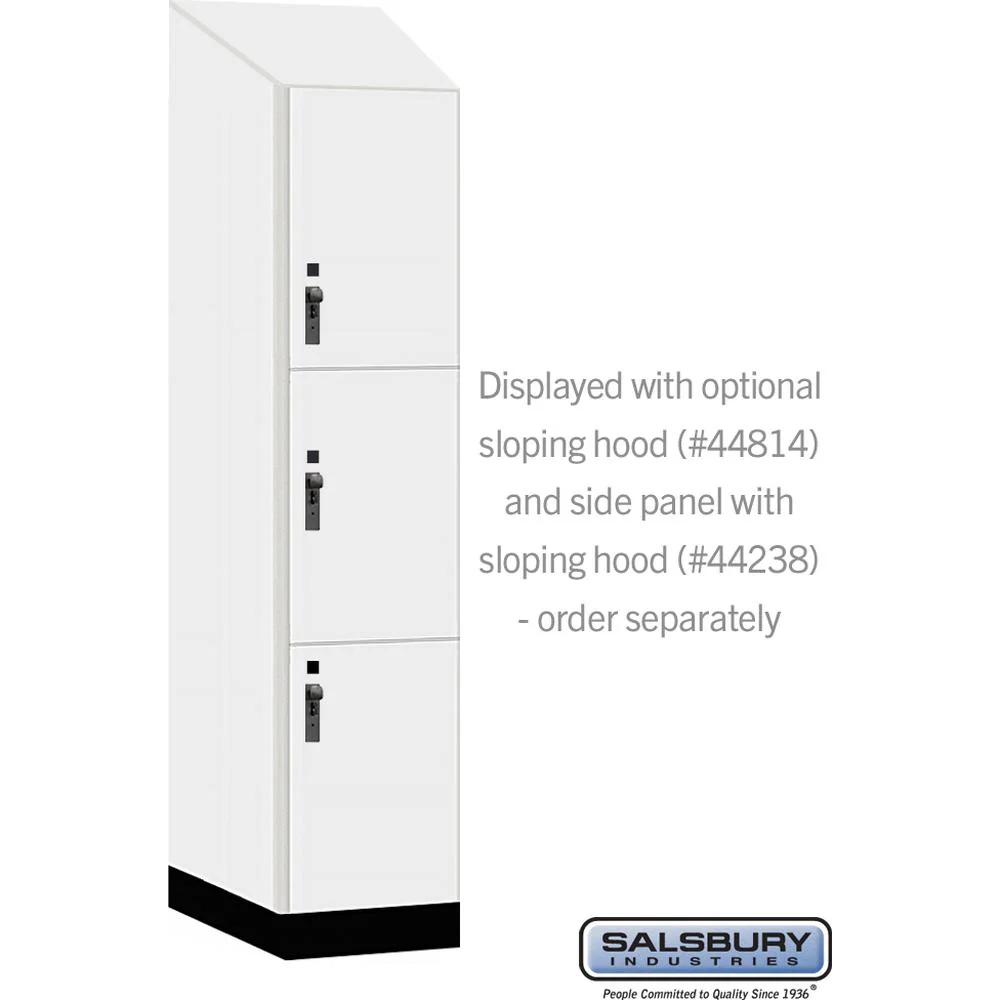 18" Wide Premier Wood Locker - Triple Tier-1 Wide - 6 Feet High - 24" Deep by Salsbury - Image 7