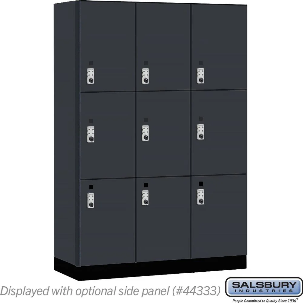 18" Wide Premier Wood Locker - Triple Tier-3 Wide - 6 Feet High - 18" Deep by Salsbury - Image 18