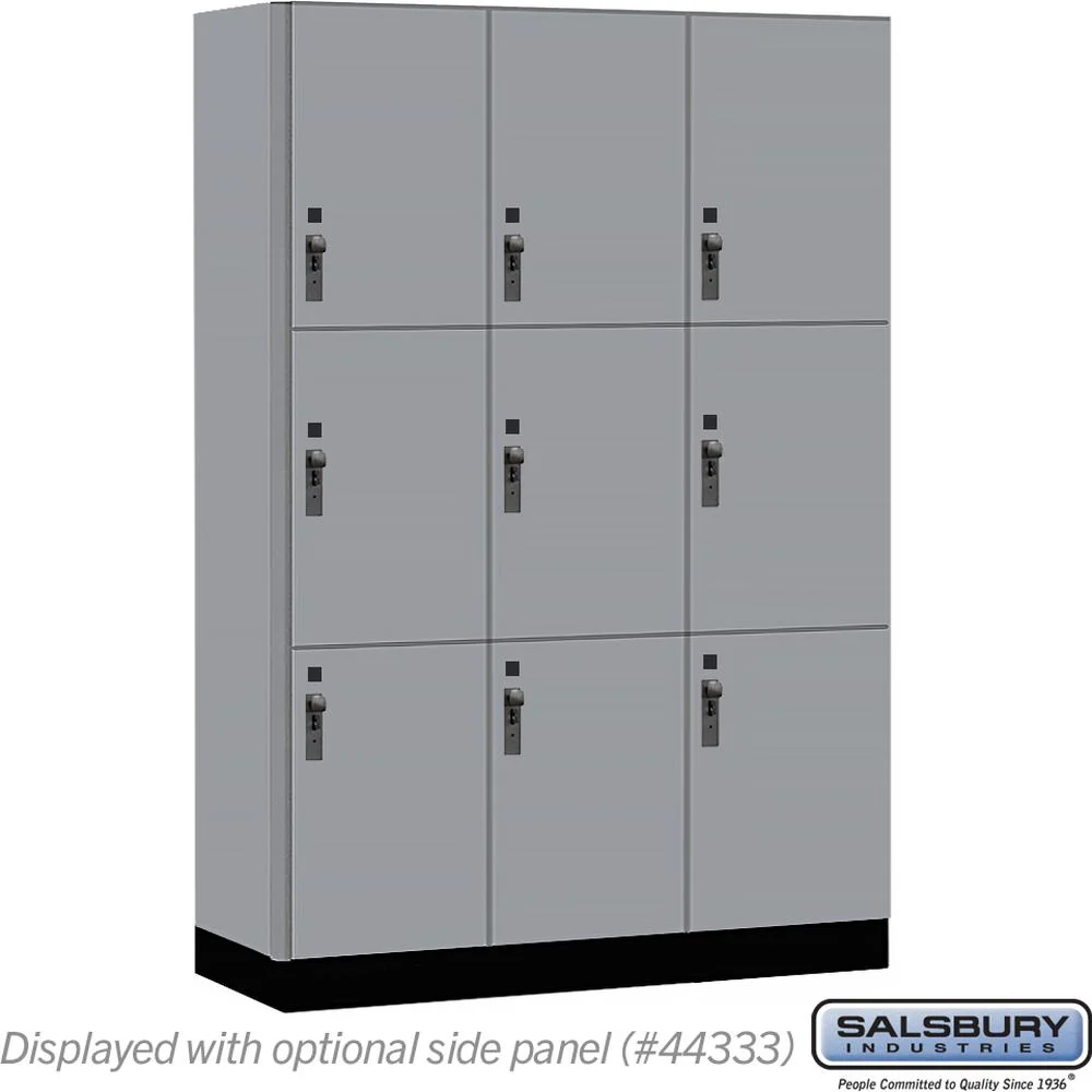 18" Wide Premier Wood Locker - Triple Tier-3 Wide - 6 Feet High - 18" Deep by Salsbury - Image 37