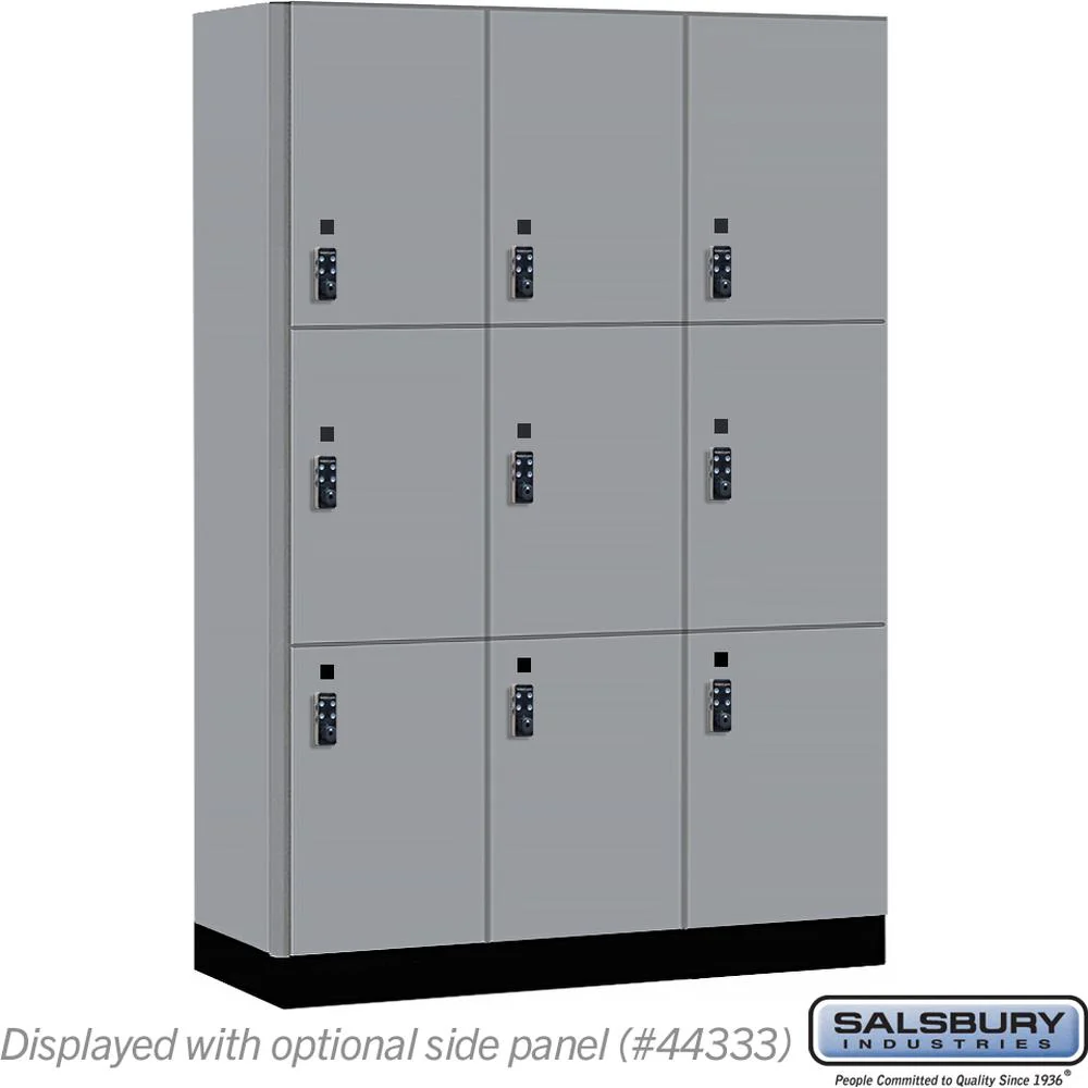 18" Wide Premier Wood Locker - Triple Tier-3 Wide - 6 Feet High - 18" Deep by Salsbury - Image 39