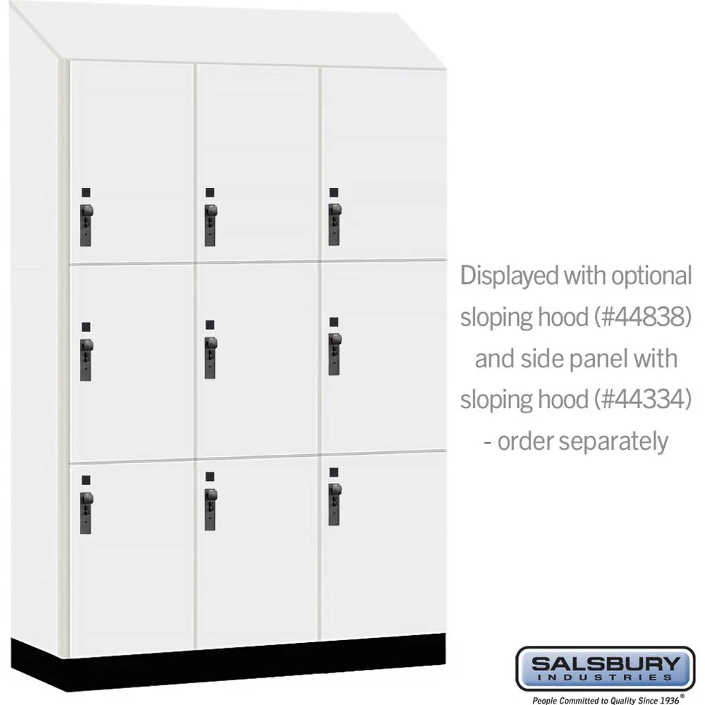 18" Wide Premier Wood Locker - Triple Tier-3 Wide - 6 Feet High - 18" Deep by Salsbury - Image 7