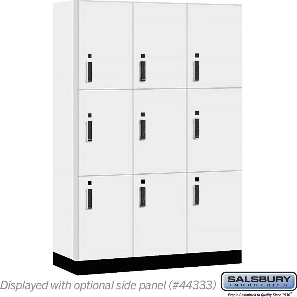18" Wide Premier Wood Locker - Triple Tier-3 Wide - 6 Feet High - 18" Deep by Salsbury - Image 8