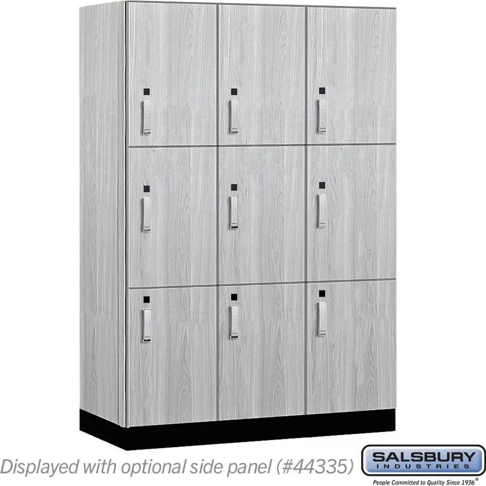 18" Wide Premier Wood Locker - Triple Tier-3 Wide - 6 Feet High - 21" Deep by Salsbury - Image 29