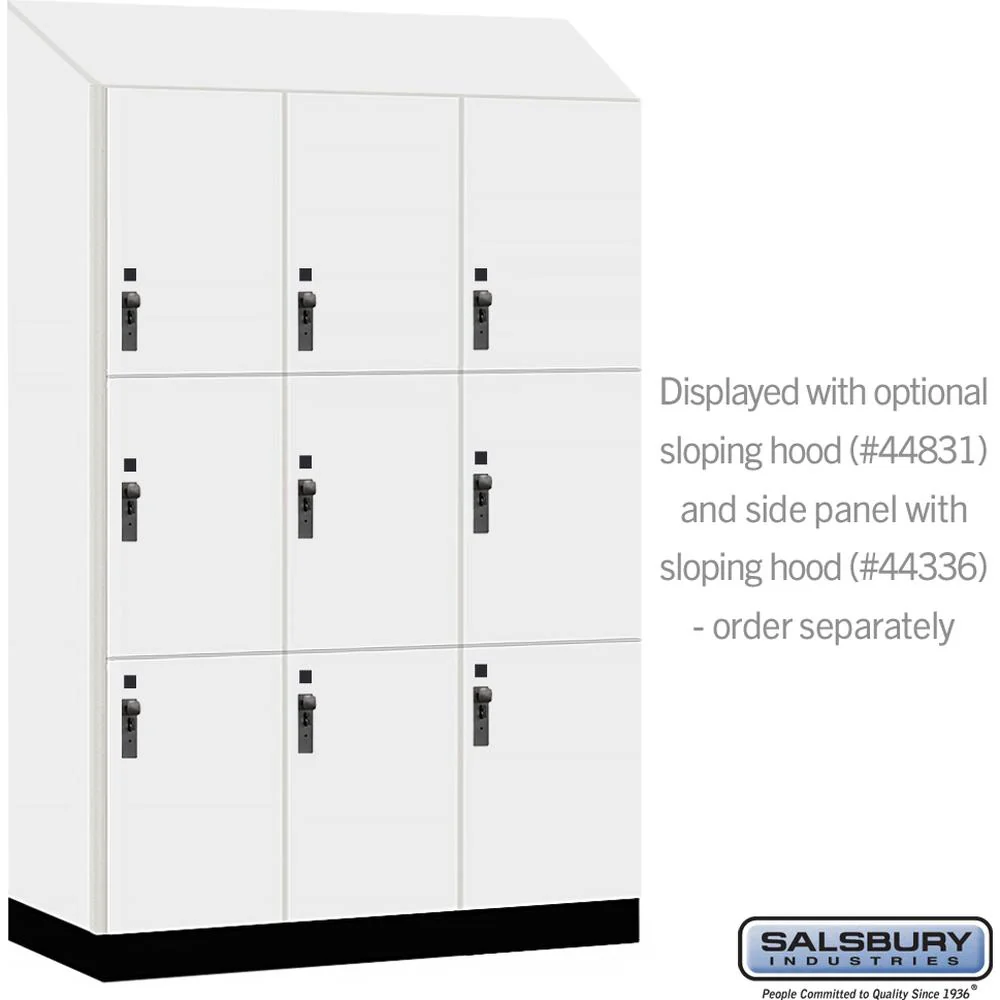 18" Wide Premier Wood Locker - Triple Tier-3 Wide - 6 Feet High - 21" Deep by Salsbury - Image 7