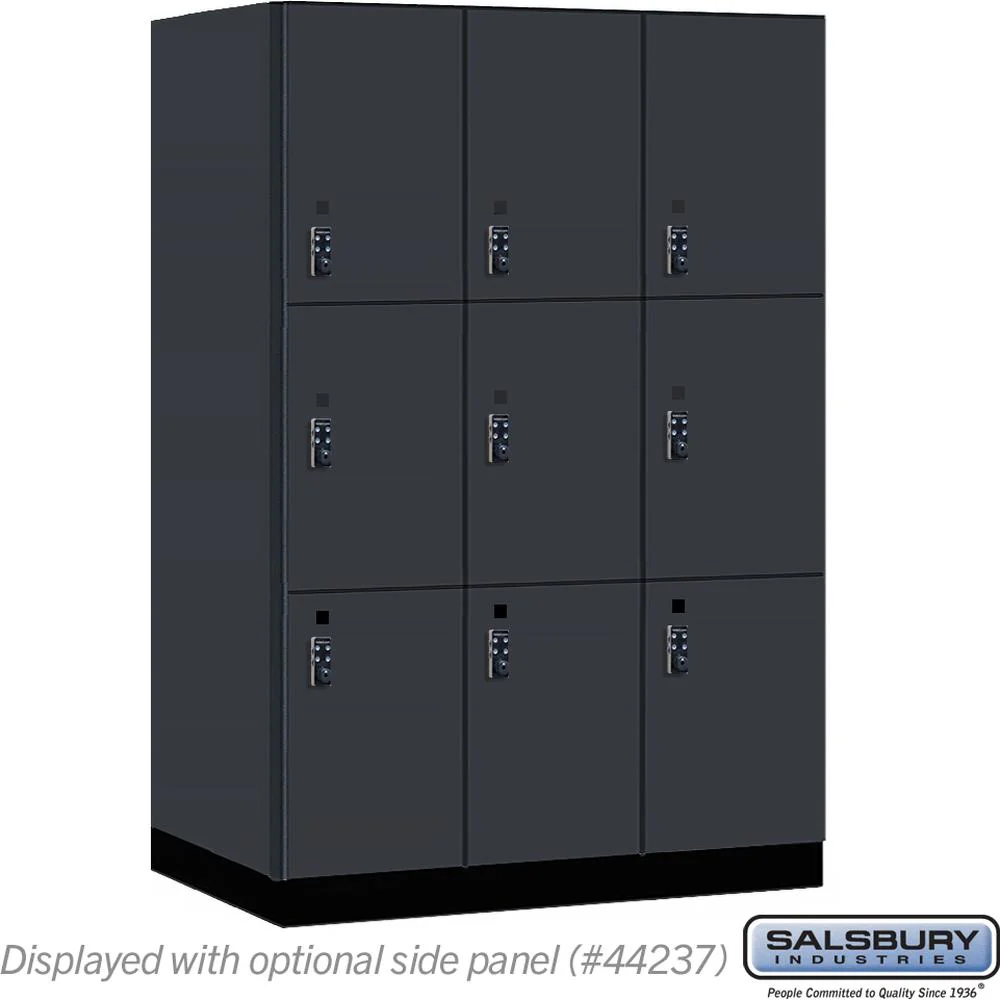 18" Wide Premier Wood Locker - Triple Tier-3 Wide - 6 Feet High - 24" Deep by Salsbury - Image 15