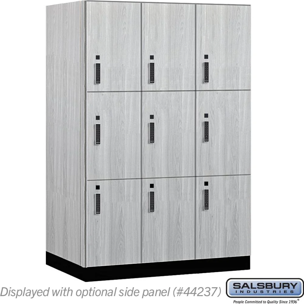 18" Wide Premier Wood Locker - Triple Tier-3 Wide - 6 Feet High - 24" Deep by Salsbury - Image 26