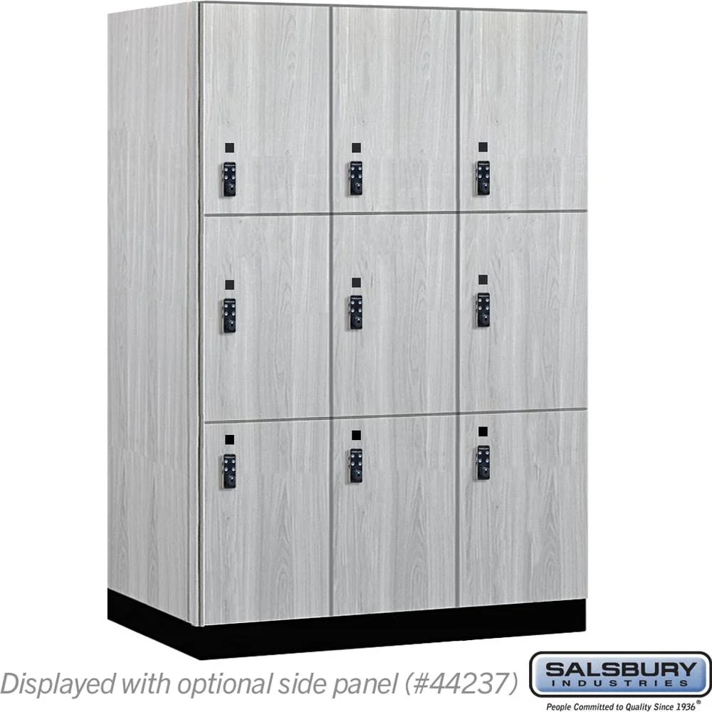 18" Wide Premier Wood Locker - Triple Tier-3 Wide - 6 Feet High - 24" Deep by Salsbury - Image 27
